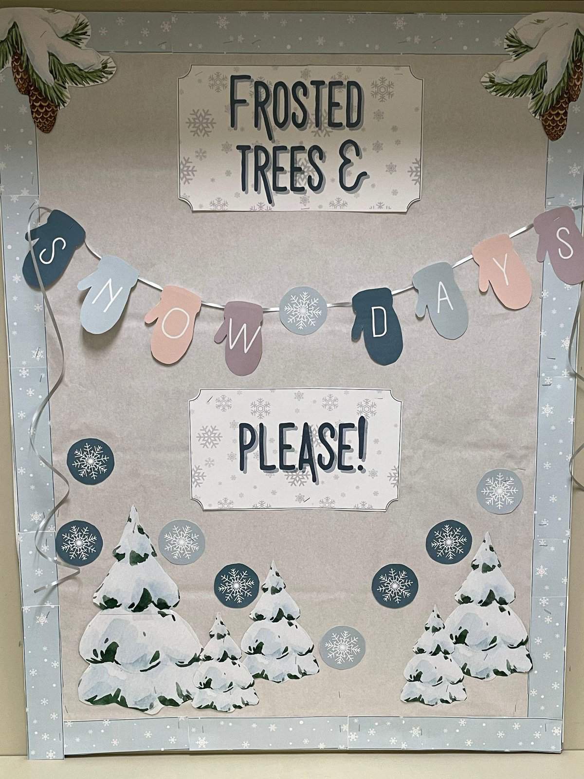 Capture the Magic of Winter with This Snow Day Bulletin Board Set!