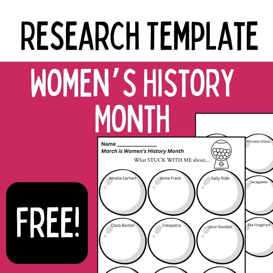 Celebrating Women’s History with Children’s Books And Research – Free Download